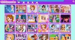 Desktop Screenshot of girlgameson.com