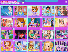 Tablet Screenshot of girlgameson.com